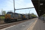CSX 975 leads E748 empty coal train